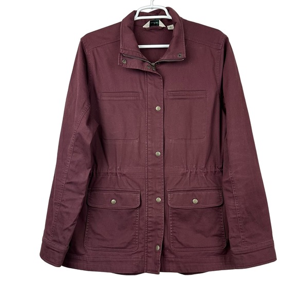 Women's Burgundy LLBean Jacket - Picture 1 of 12